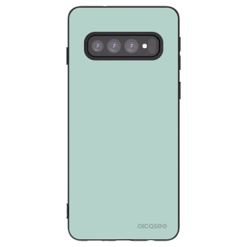 Picasee silikonski črni ovitek za Samsung Galaxy S10 G973 - Pastel Charm