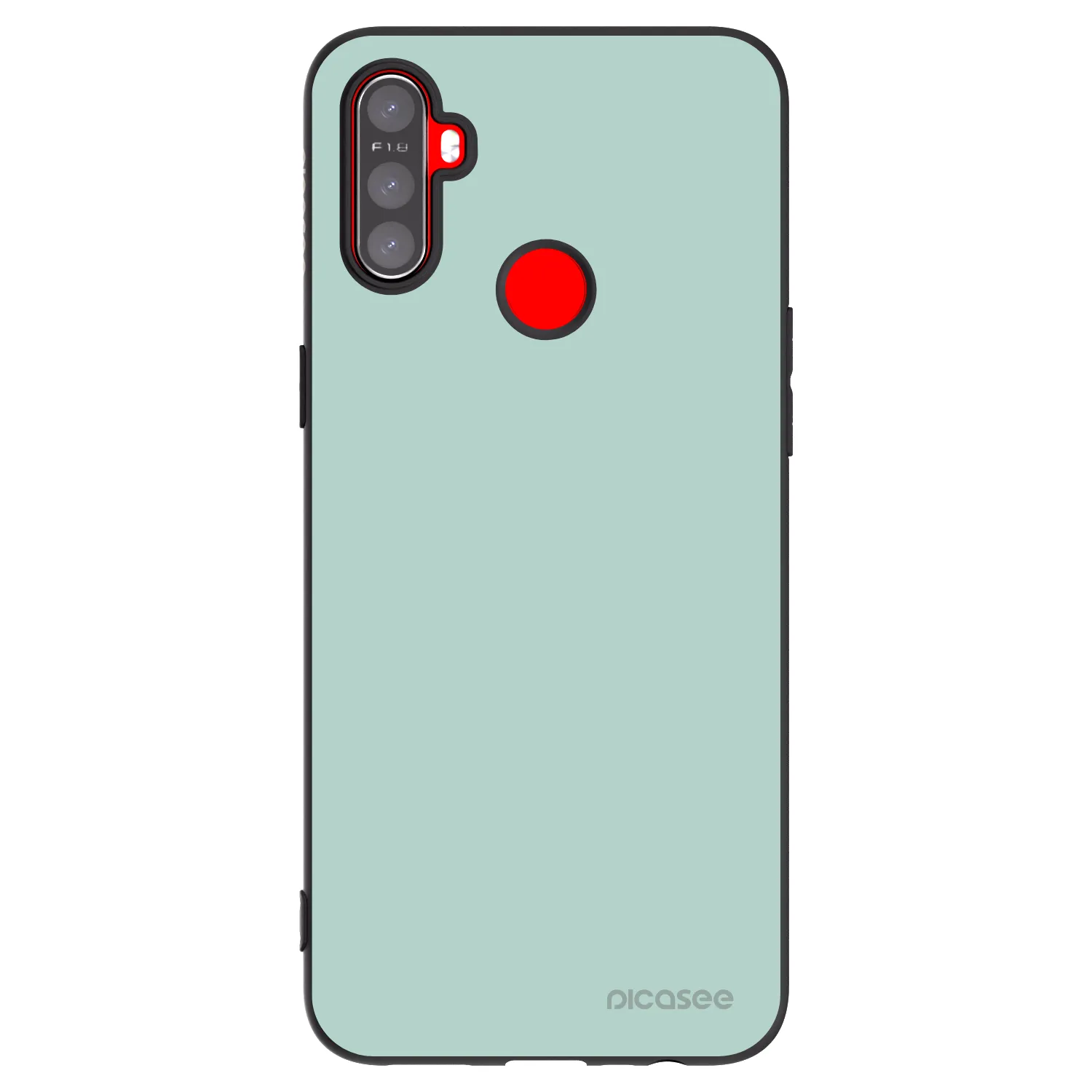 Picasee silikonski črni ovitek za Realme C3 - Pastel Charm