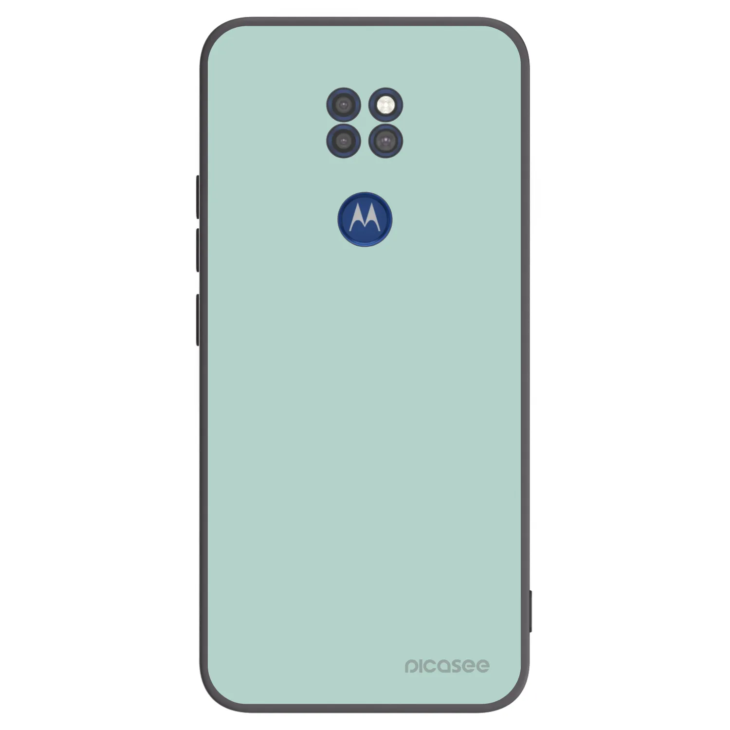 Picasee silikonski črni ovitek za Motorola Moto G9 Play - Pastel Charm