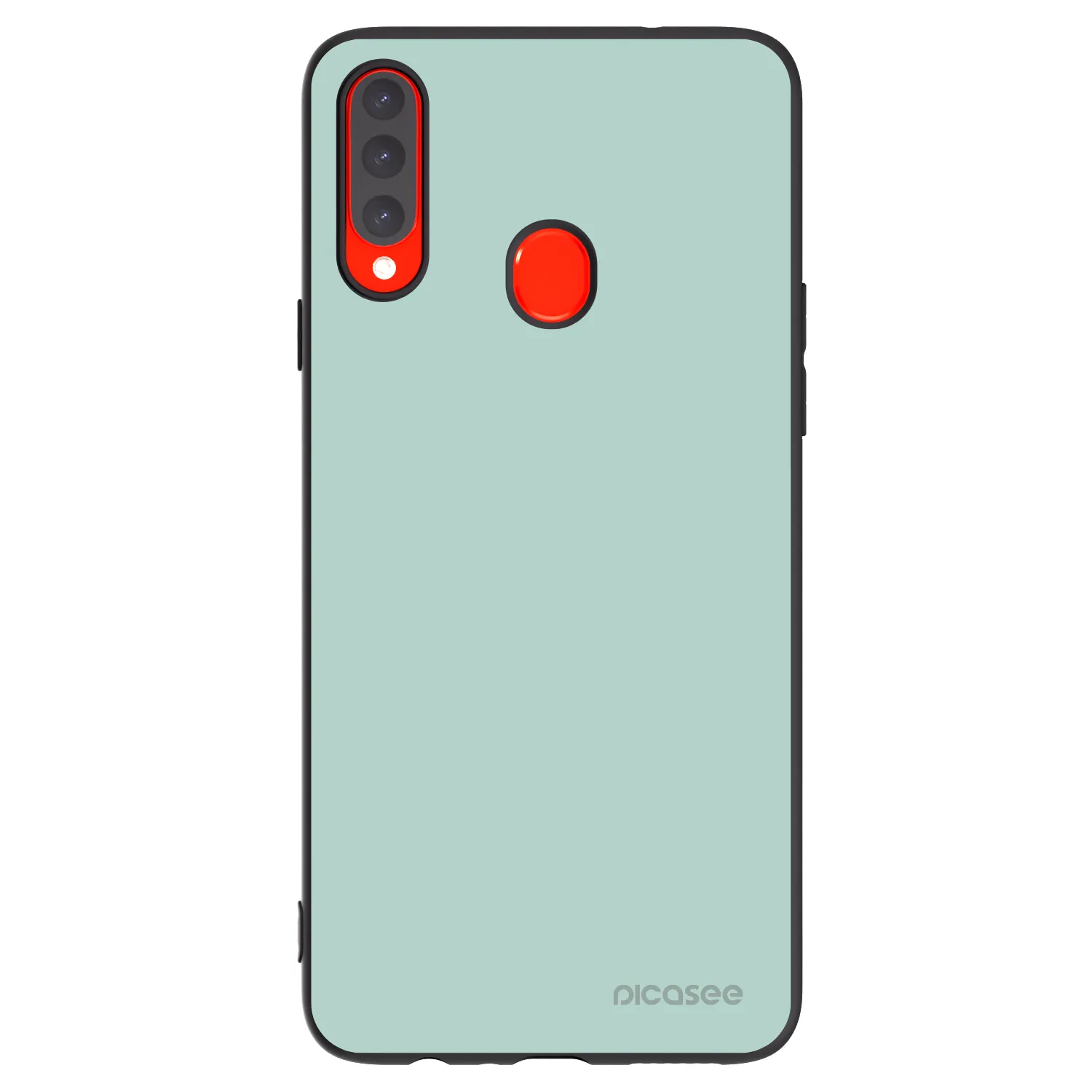 Picasee silikonski črni ovitek za Samsung Galaxy A20s - Pastel Charm