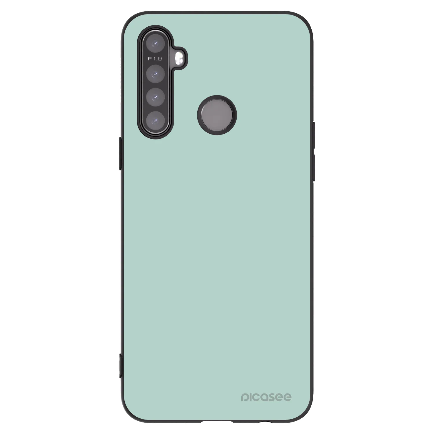 Picasee silikonski črni ovitek za Realme 6i - Pastel Charm