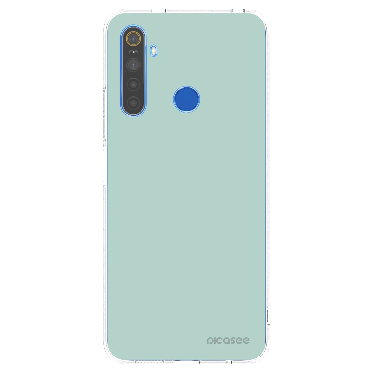 Picasee silikonski prozorni ovitek za Realme 5 - Pastel Charm