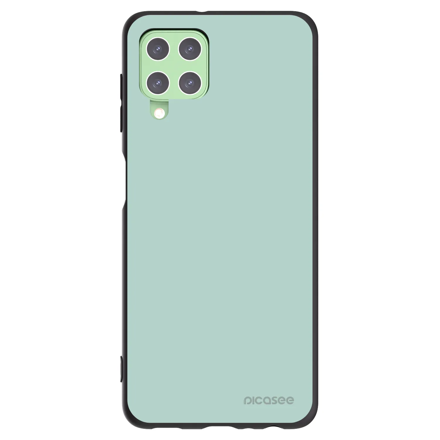 Picasee silikonski črni ovitek za Samsung Galaxy A22 A225F 4G - Pastel Charm