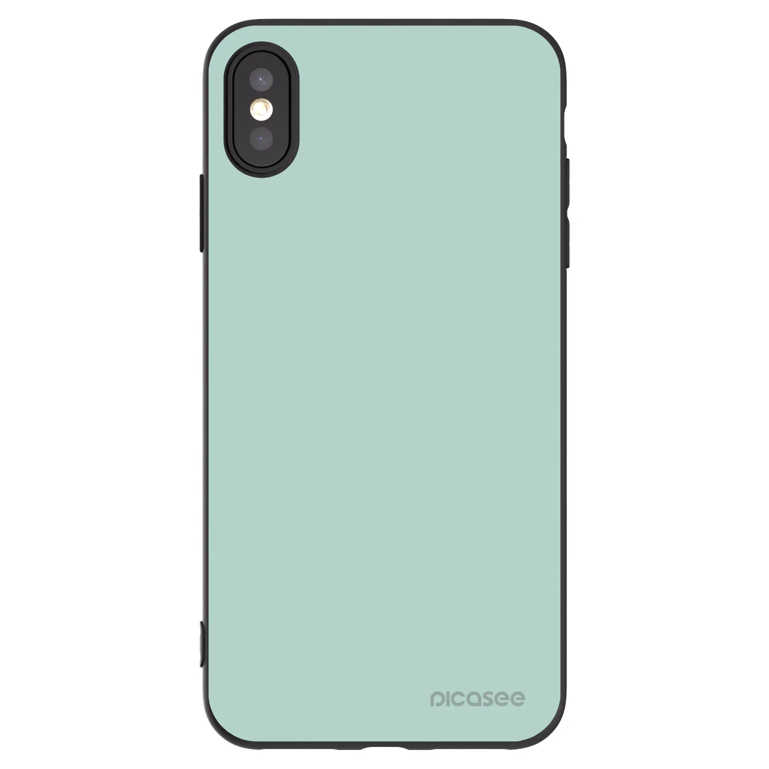 Picasee silikonski črni ovitek za Apple iPhone XS Max - Pastel Charm
