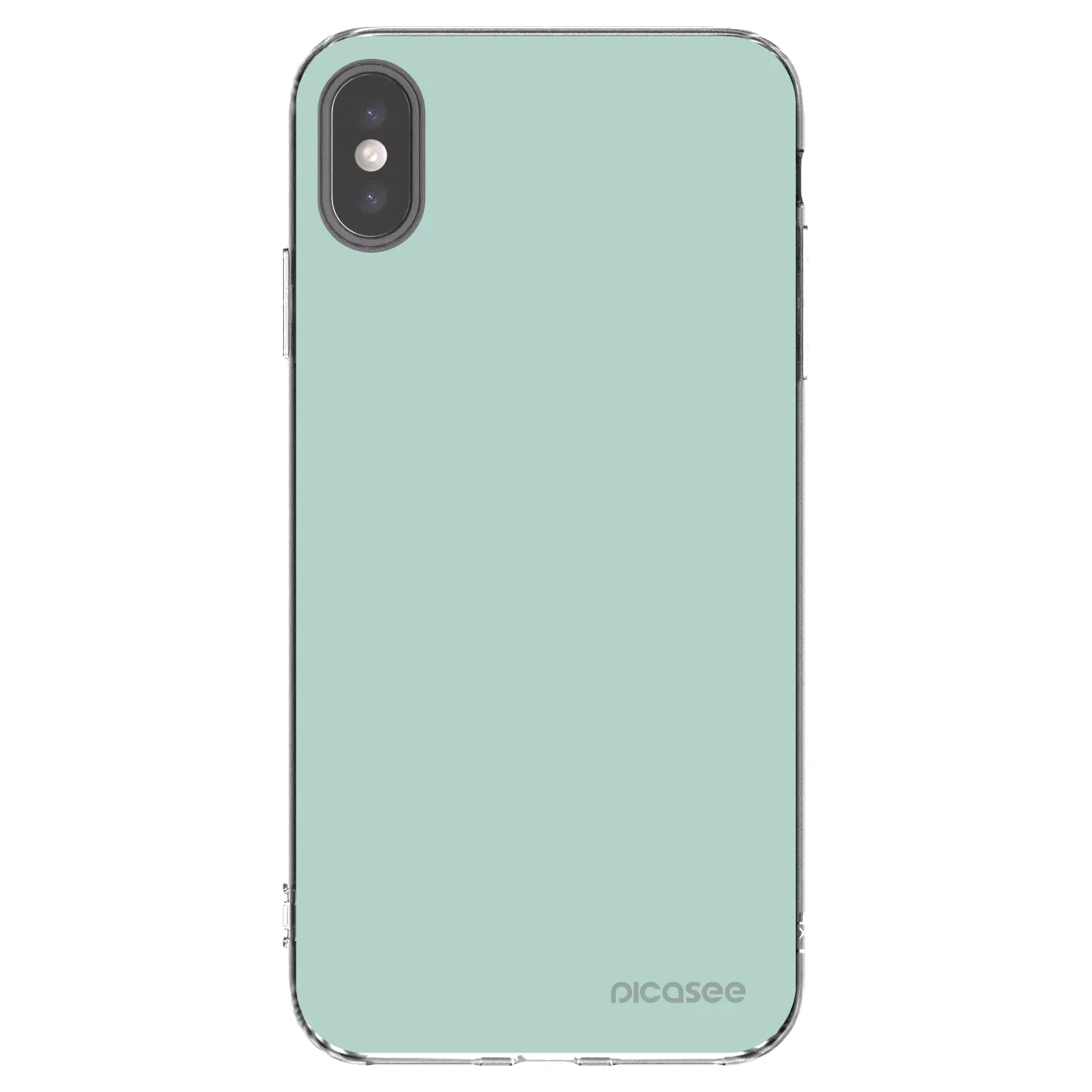 Picasee silikonski prozorni ovitek za Apple iPhone XS Max - Pastel Charm