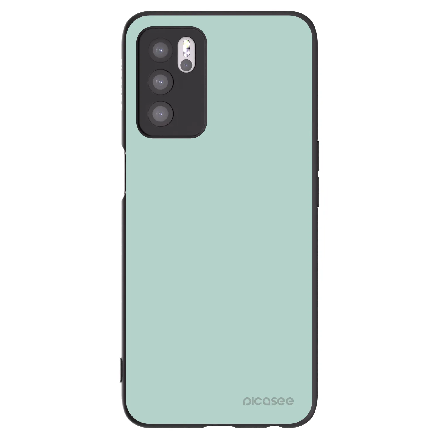 Picasee silikonski črni ovitek za OPPO A16s - Pastel Charm