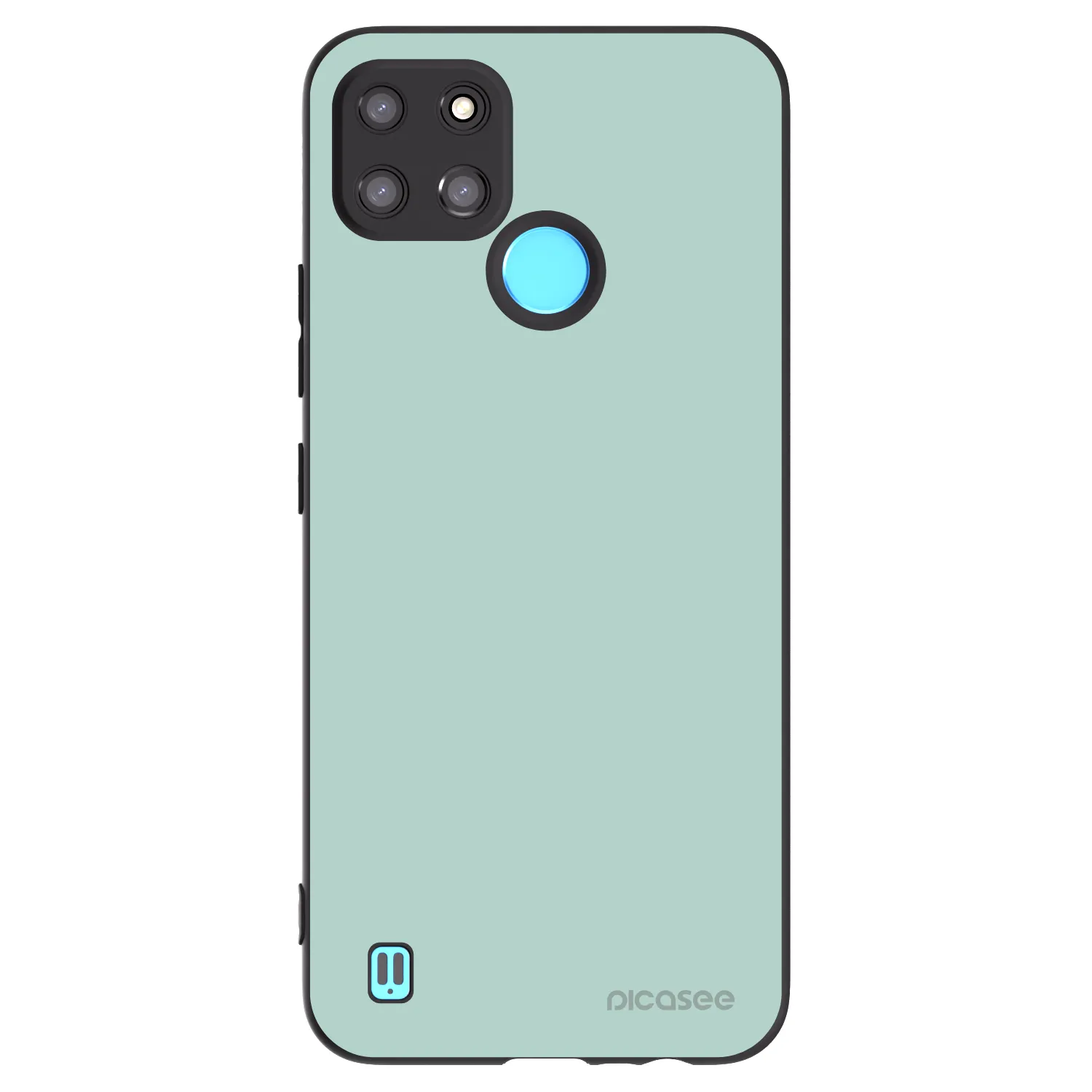 Picasee silikonski črni ovitek za Realme C21Y - Pastel Charm