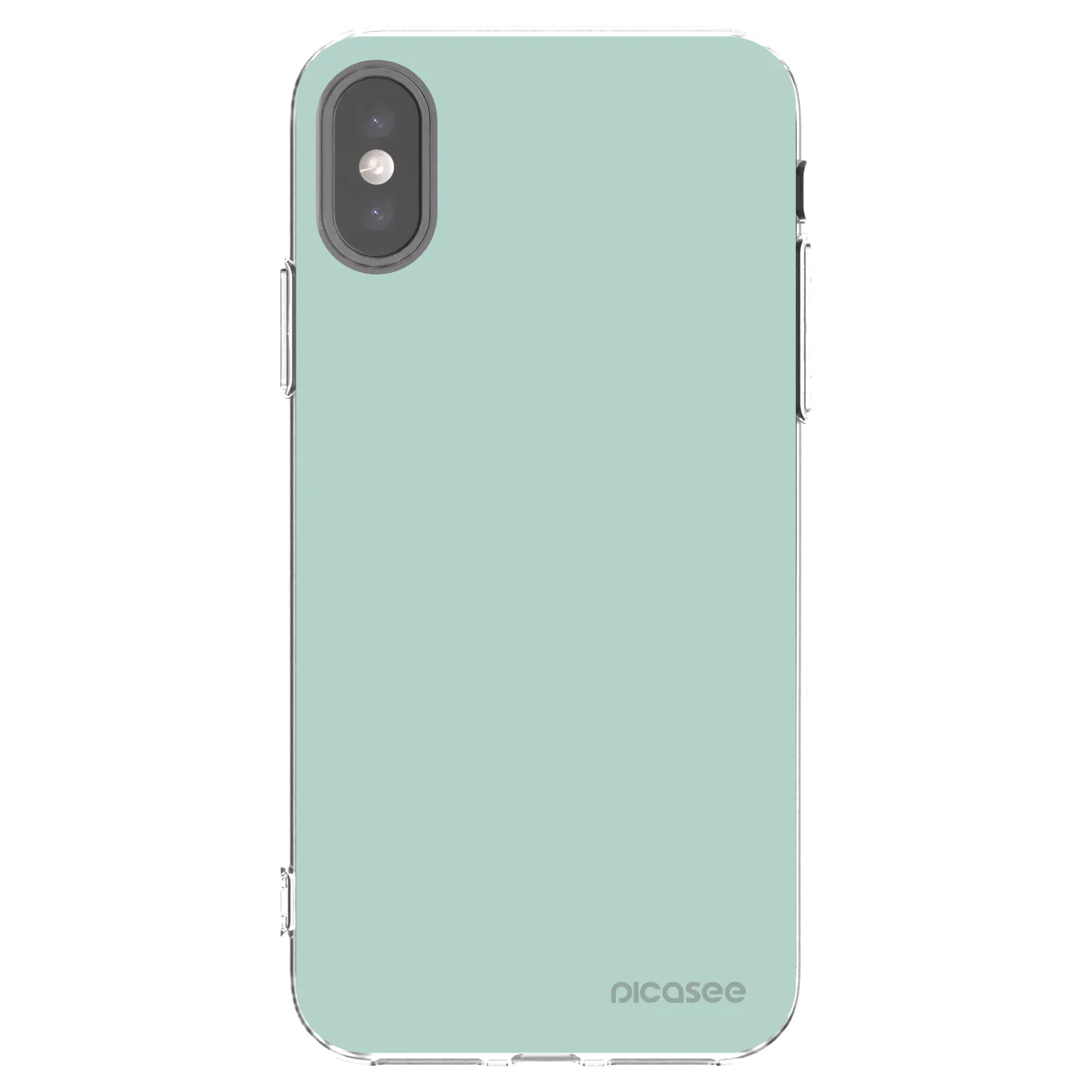 Picasee silikonski prozorni ovitek za Apple iPhone X/XS - Pastel Charm