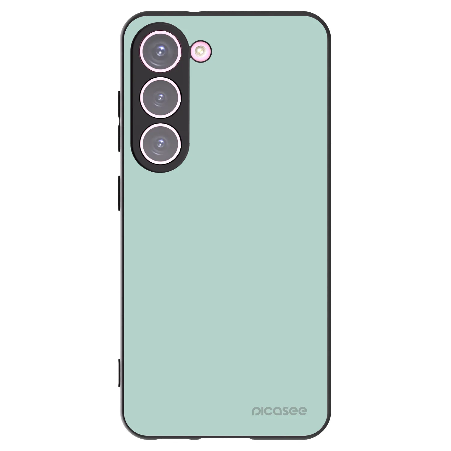 Picasee silikonski črni ovitek za Samsung Galaxy S23 5G - Pastel Charm