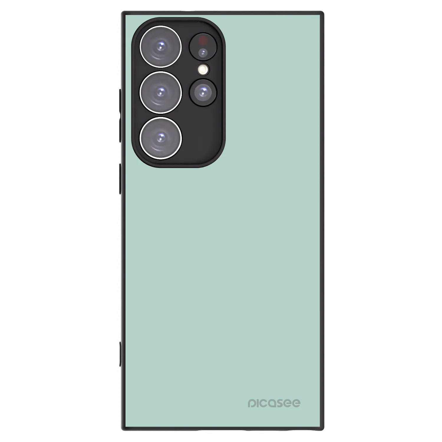 Picasee silikonski črni ovitek za Samsung Galaxy S23 Ultra 5G - Pastel Charm