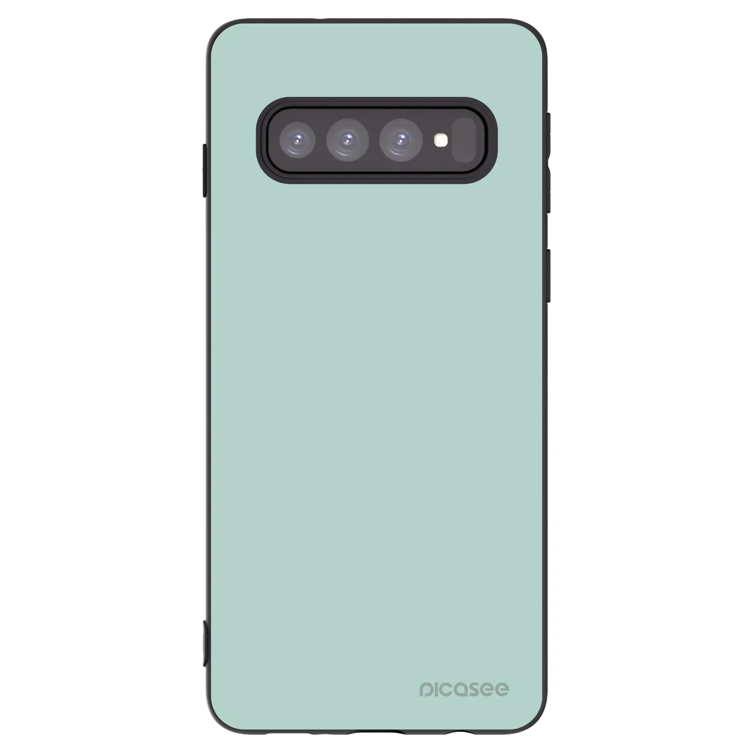 Picasee silikonski črni ovitek za Samsung Galaxy S10 G973 - Pastel Charm