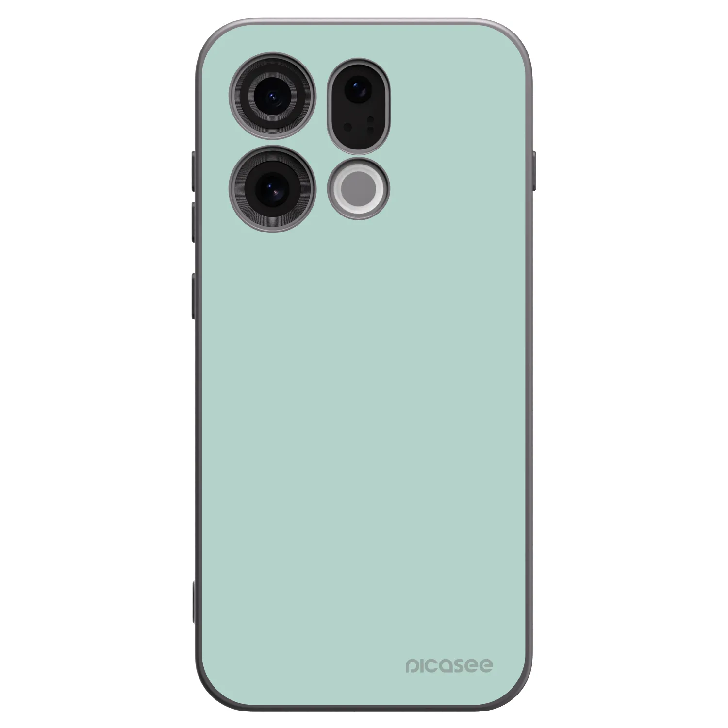 Picasee silikonski črni ovitek za OPPO Find X9 - Pastel Charm