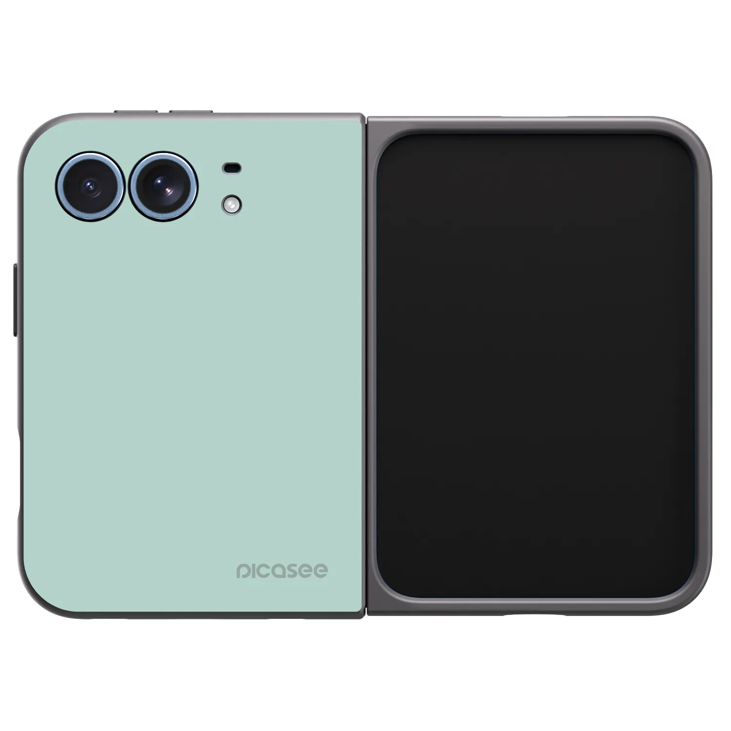 Picasee silikonski črni ovitek za Apple iPhone Duo - Pastel Charm