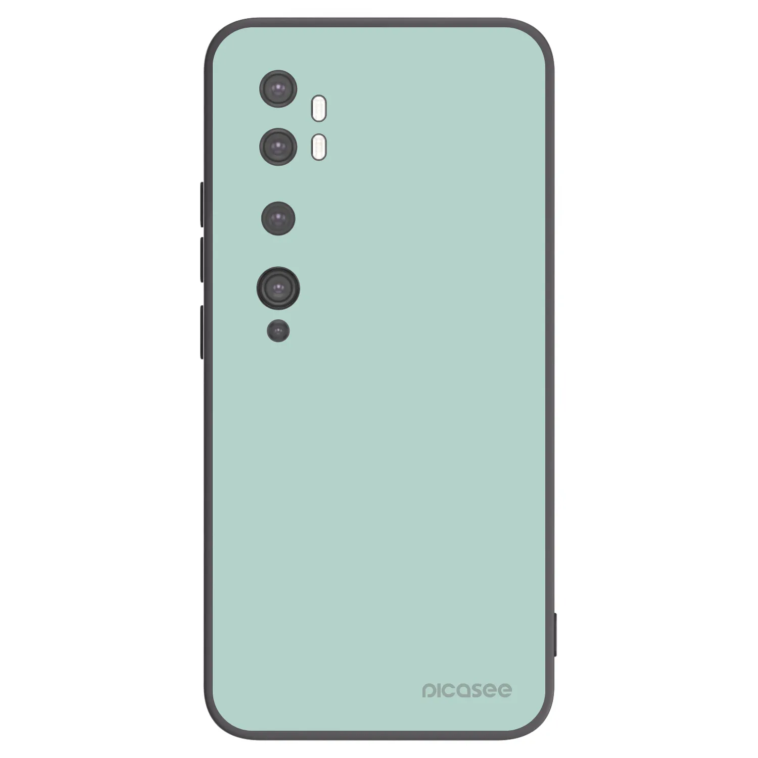 Picasee silikonski črni ovitek za Xiaomi Mi Note 10 (Pro) - Pastel Charm