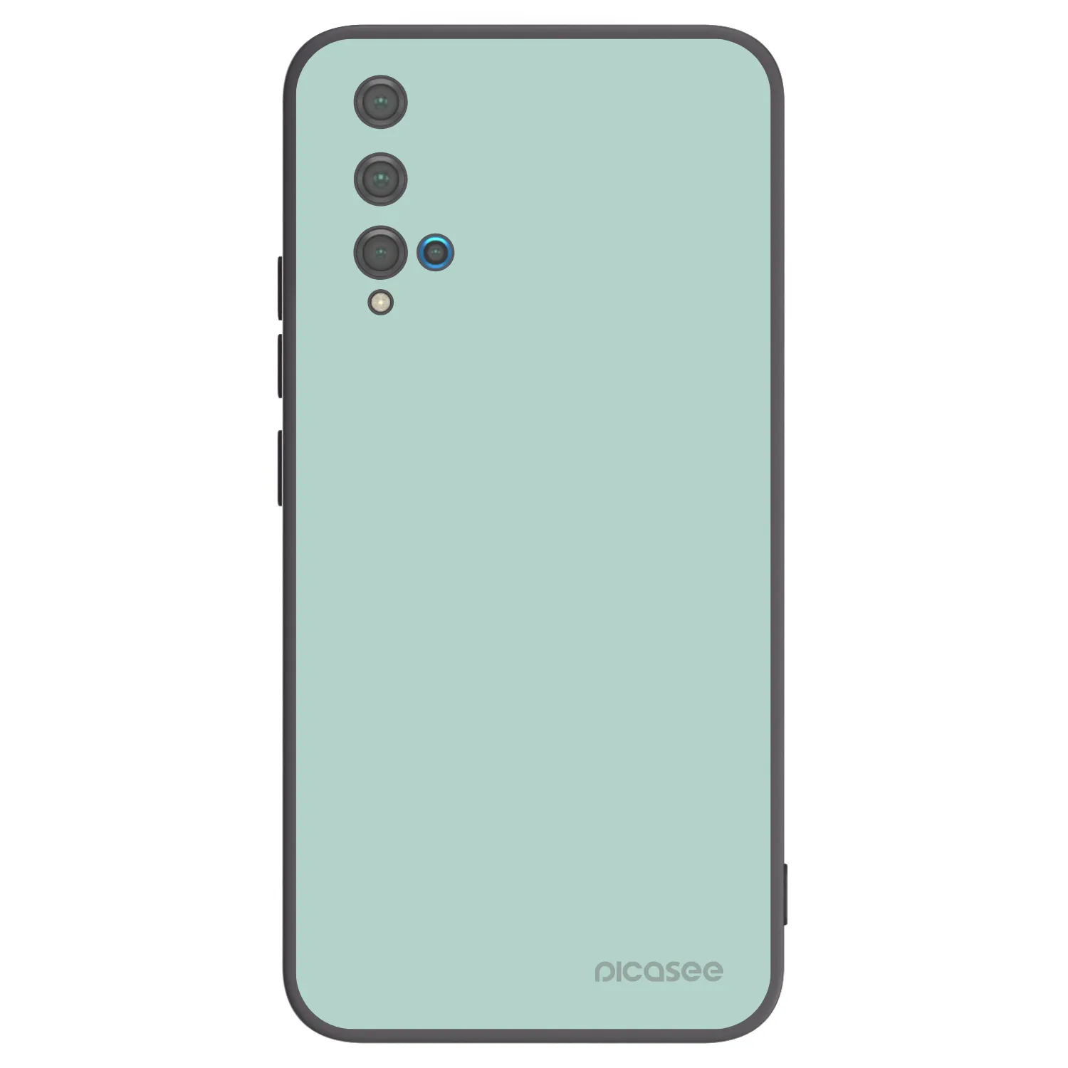 Picasee silikonski črni ovitek za Huawei Nova 5T - Pastel Charm