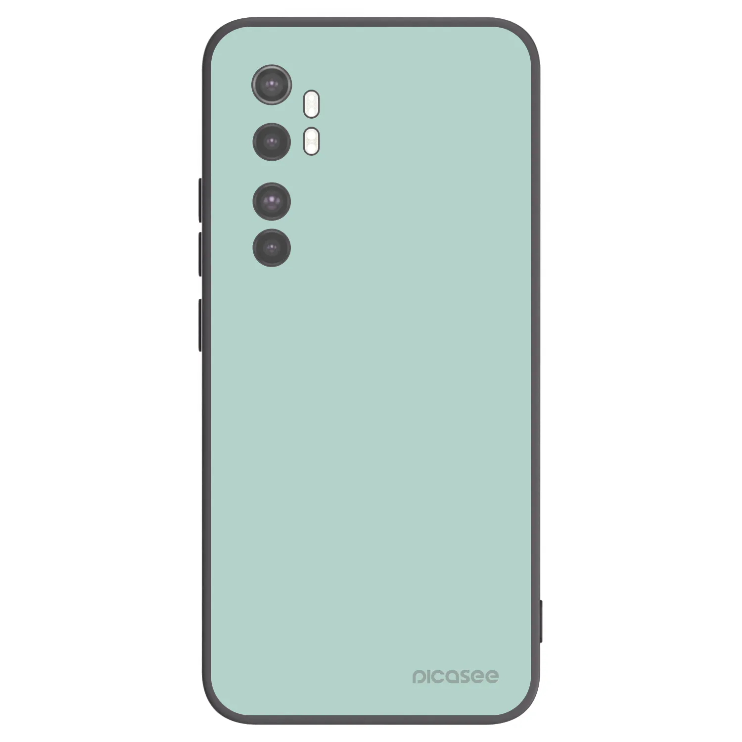 Picasee silikonski črni ovitek za Xiaomi Mi Note 10 Lite - Pastel Charm