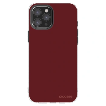 Picasee silikonski prozorni ovitek za Apple iPhone 12 Pro Max - Red Bliss
