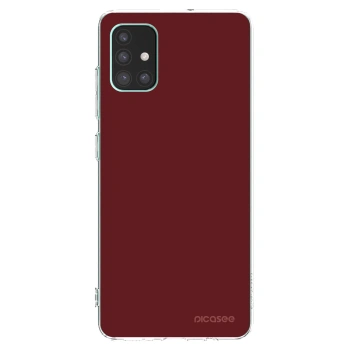 Picasee silikonski prozorni ovitek za Samsung Galaxy M51 M515F - Red Bliss