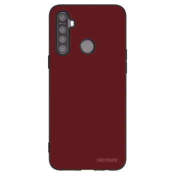Picasee silikonski črni ovitek za Realme 5 - Red Bliss