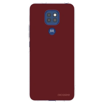 Picasee silikonski prozorni ovitek za Motorola Moto G9 Play - Red Bliss