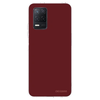 Picasee silikonski prozorni ovitek za Realme 8 5G - Red Bliss