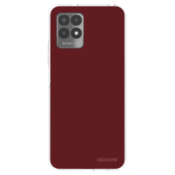 Picasee silikonski prozorni ovitek za Realme 8i - Red Bliss