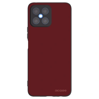 Picasee silikonski črni ovitek za Honor X8 4G - Red Bliss