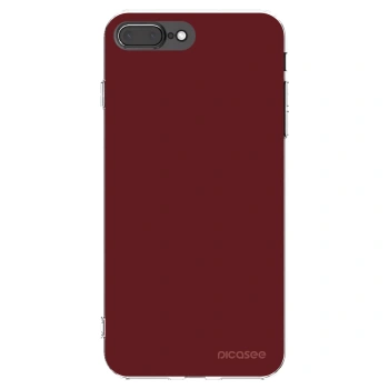 Picasee silikonski prozorni ovitek za Apple iPhone 8 Plus - Red Bliss