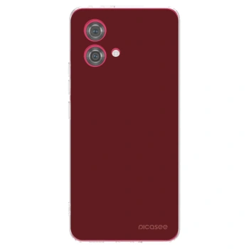 Picasee silikonski prozorni ovitek za Motorola Moto G84 5G - Red Bliss