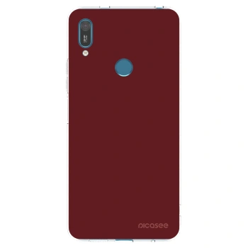 Picasee silikonski prozorni ovitek za Huawei Y7 2019 - Red Bliss