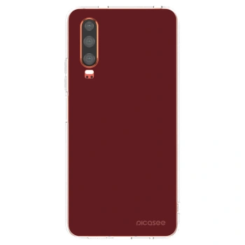 Picasee silikonski prozorni ovitek za Huawei P30 - Red Bliss