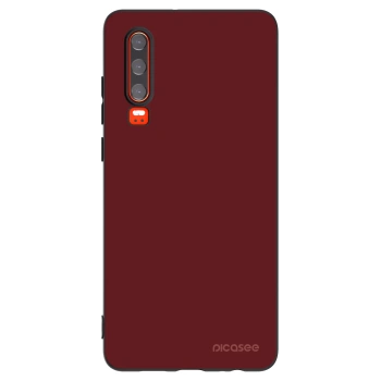 Picasee silikonski črni ovitek za Huawei P30 - Red Bliss