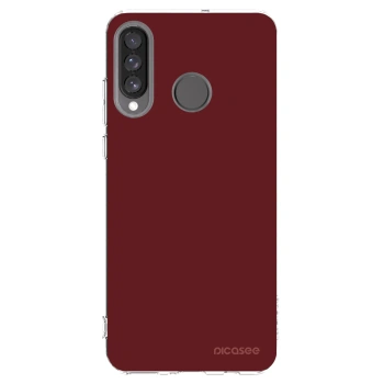 Picasee silikonski prozorni ovitek za Huawei P30 Lite - Red Bliss