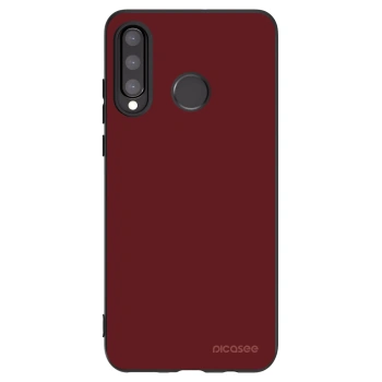 Picasee silikonski črni ovitek za Huawei P30 Lite - Red Bliss