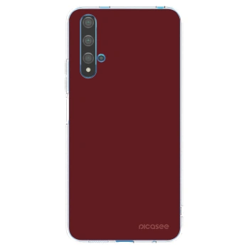 Picasee silikonski prozorni ovitek za Huawei Nova 5T - Red Bliss