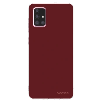 Picasee silikonski prozorni ovitek za Samsung Galaxy A71 A715F - Red Bliss