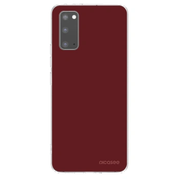 Picasee silikonski prozorni ovitek za Samsung Galaxy S20 G980F - Red Bliss