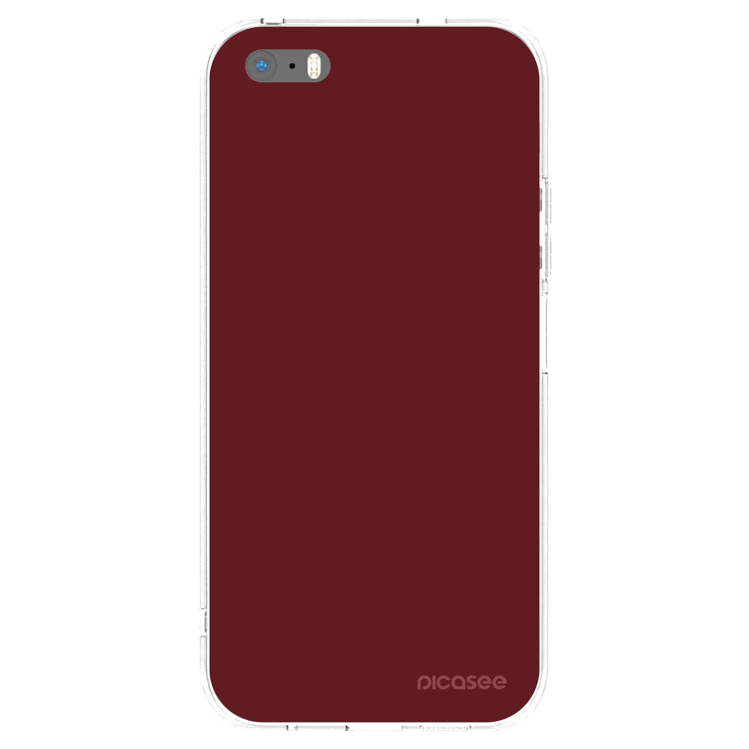 Picasee silikonski prozorni ovitek za Apple iPhone 6 Plus/6S Plus - Red Bliss