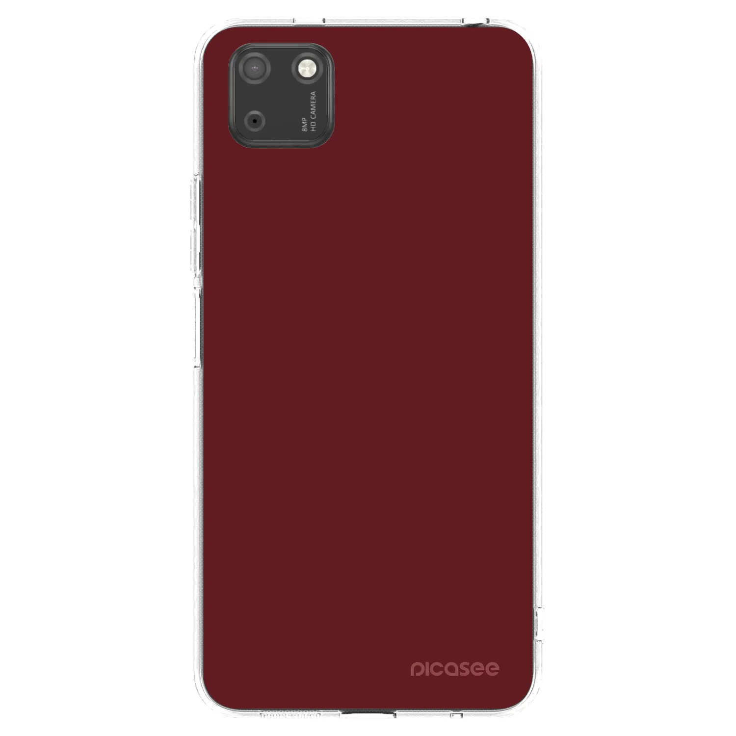 Picasee silikonski prozorni ovitek za Huawei Y5P - Red Bliss