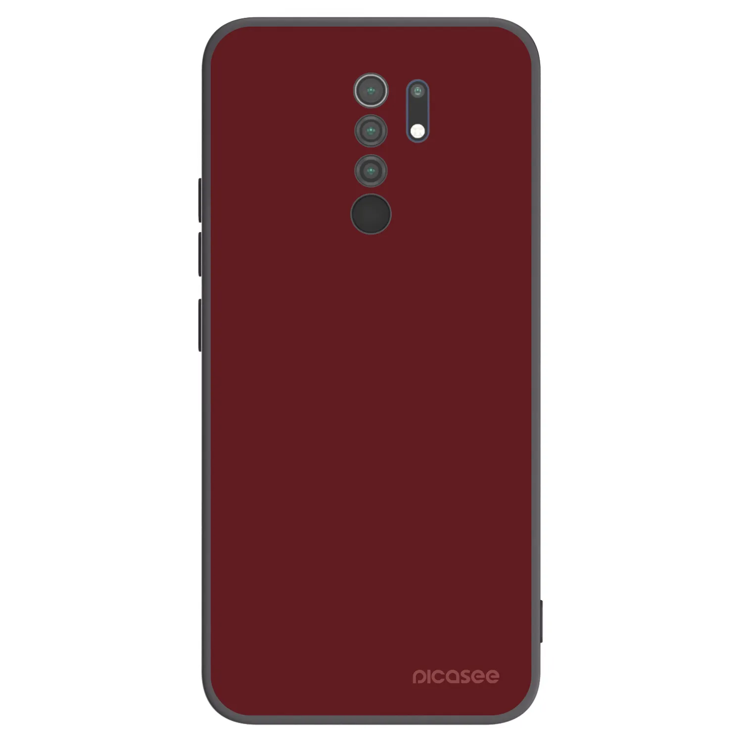 Picasee silikonski črni ovitek za Xiaomi Redmi 9 - Red Bliss