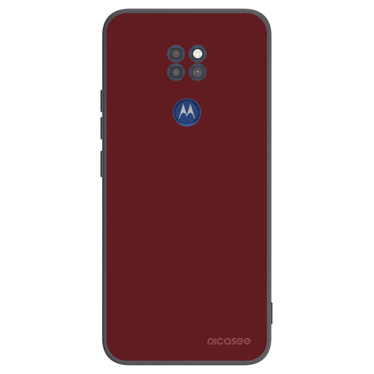 Picasee silikonski črni ovitek za Motorola Moto G9 Play - Red Bliss