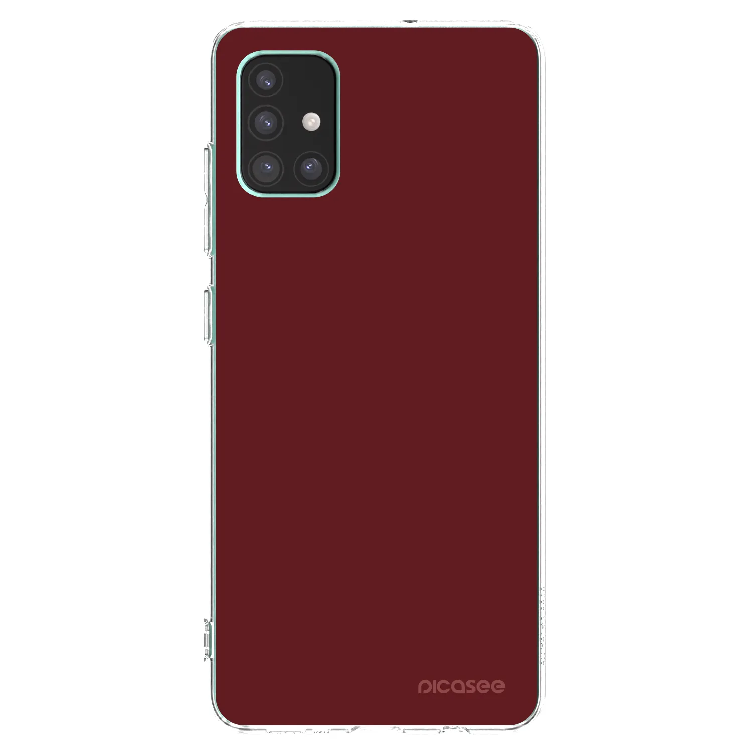 Picasee silikonski prozorni ovitek za Samsung Galaxy M51 M515F - Red Bliss