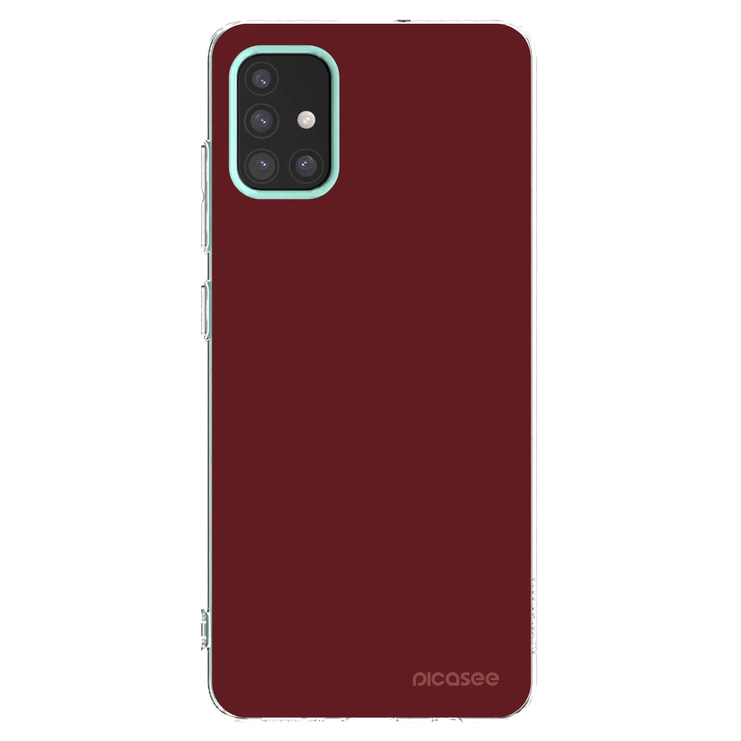 Picasee silikonski prozorni ovitek za Samsung Galaxy M31s - Red Bliss