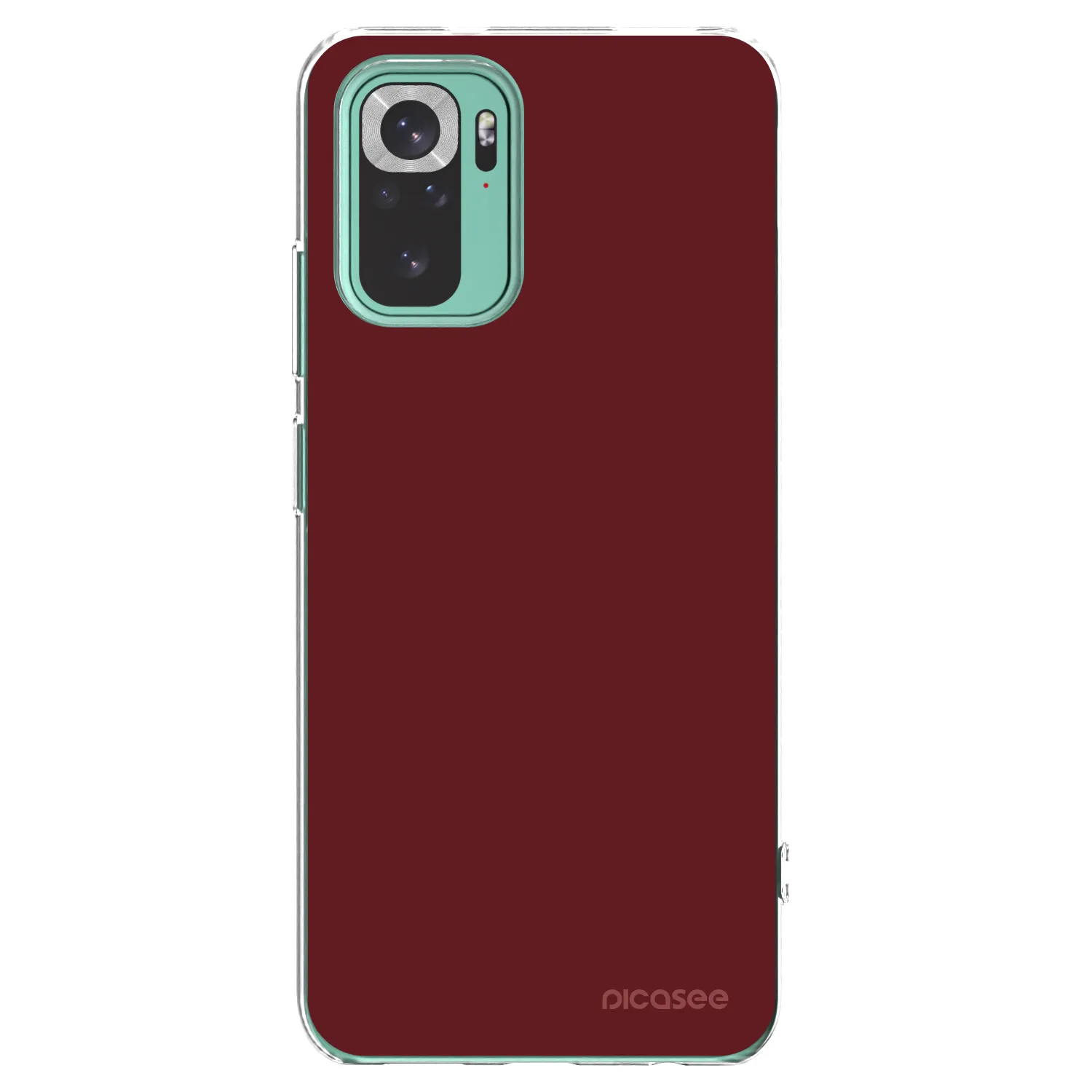 Picasee silikonski prozorni ovitek za Xiaomi Redmi Note 10 Pro - Red Bliss