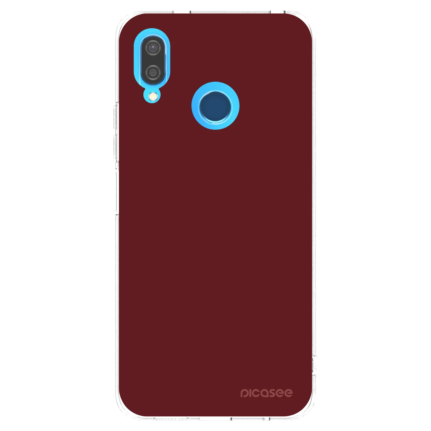 Picasee silikonski prozorni ovitek za Huawei P20 Lite - Red Bliss