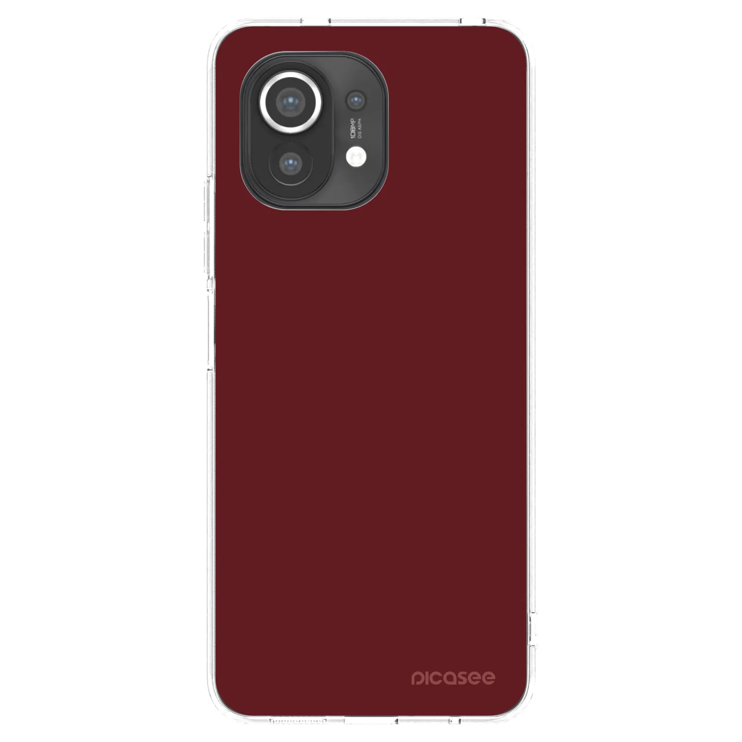 Picasee silikonski prozorni ovitek za Xiaomi Mi 11 - Red Bliss