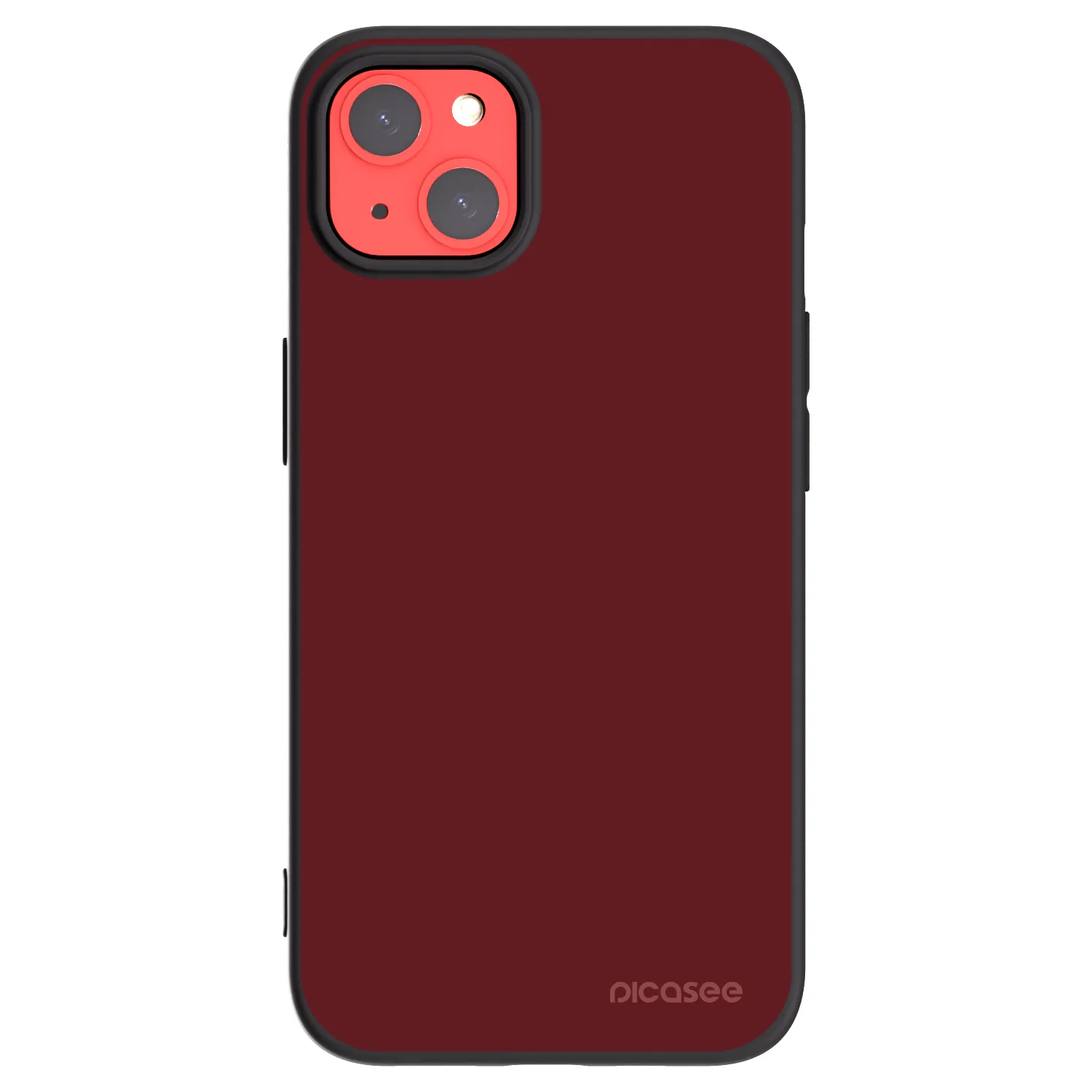 Picasee silikonski črni ovitek za Apple iPhone 13 - Red Bliss