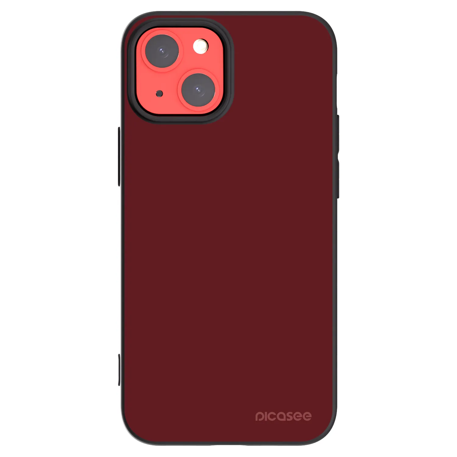 Picasee silikonski črni ovitek za Apple iPhone 13 mini - Red Bliss