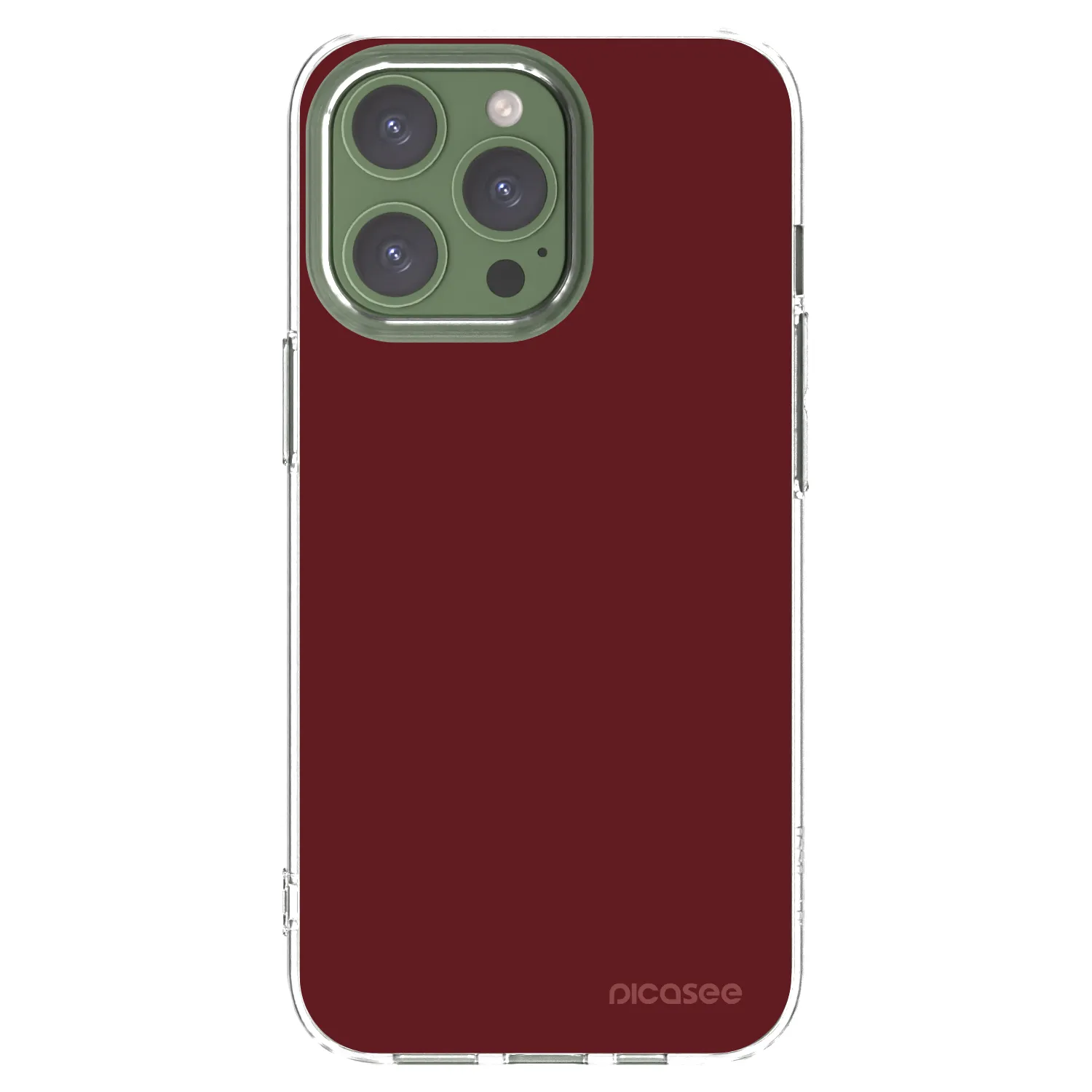 Picasee silikonski prozorni ovitek za Apple iPhone 13 Pro - Red Bliss