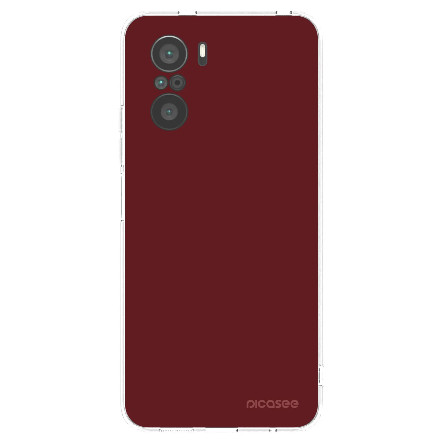 Picasee silikonski prozorni ovitek za Xiaomi Poco F3 - Red Bliss